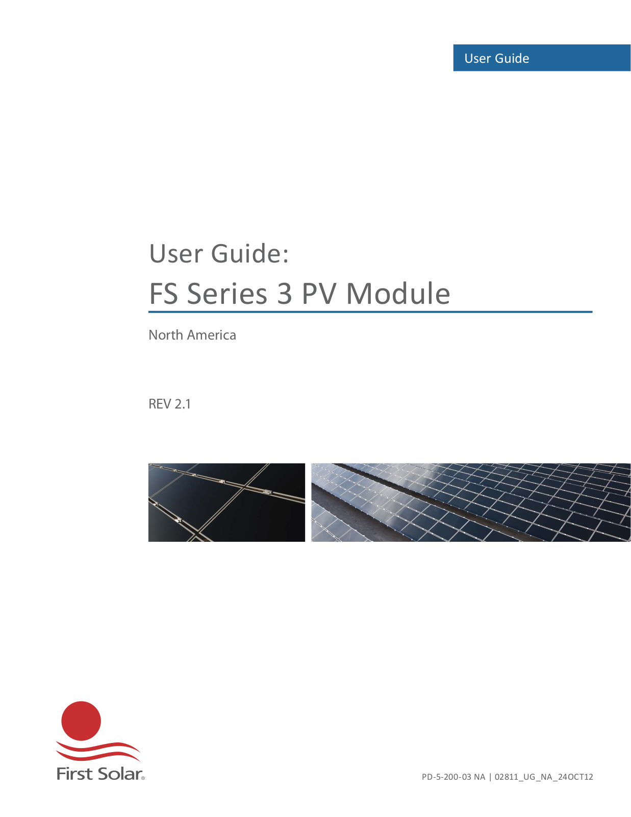 First Solar FS-380, FS-3 Series, FS-385, FS-382, FS-390 User Manual - ManualMachine.com