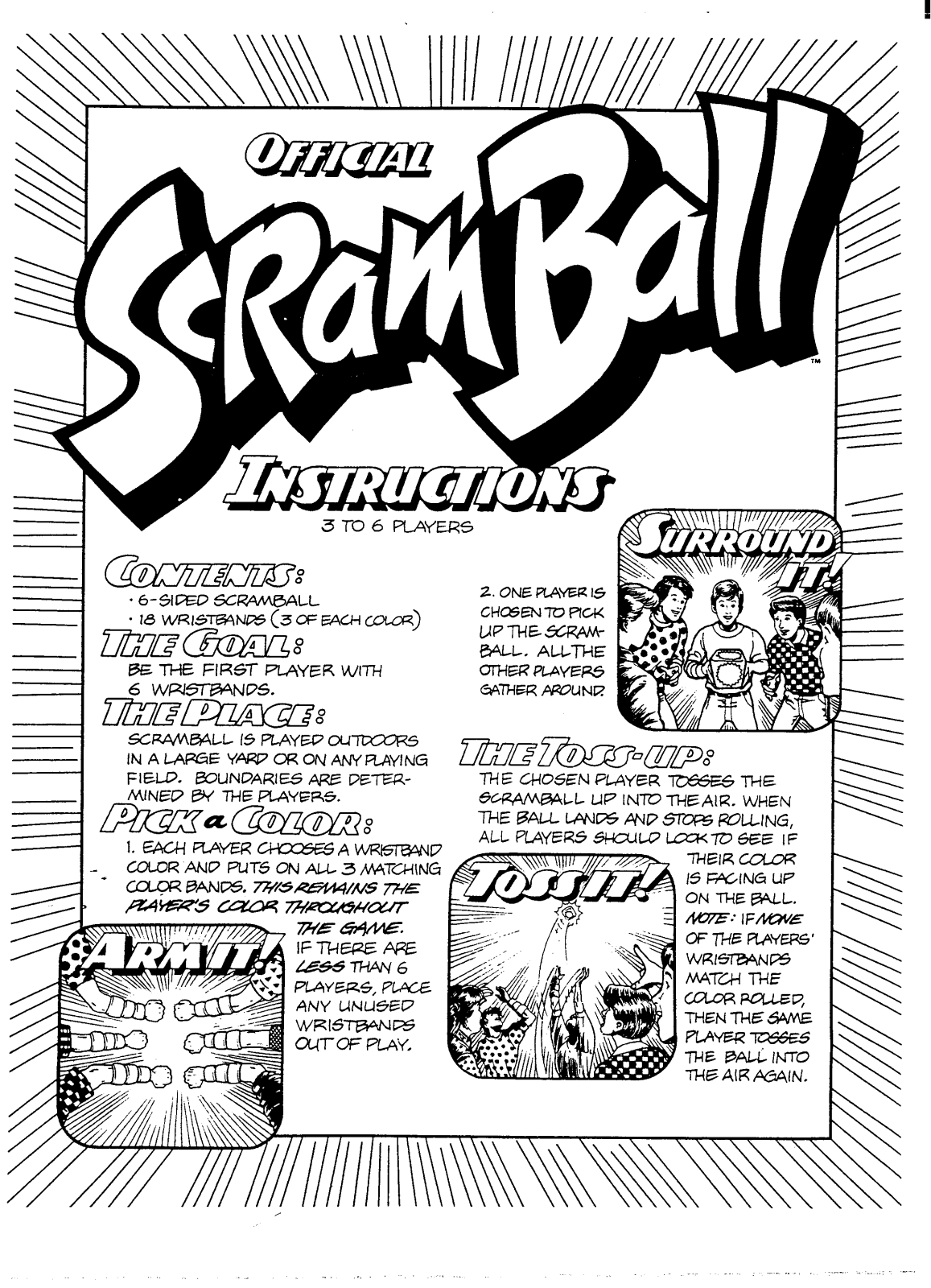 Hasbro SCRAMBALL User Manual