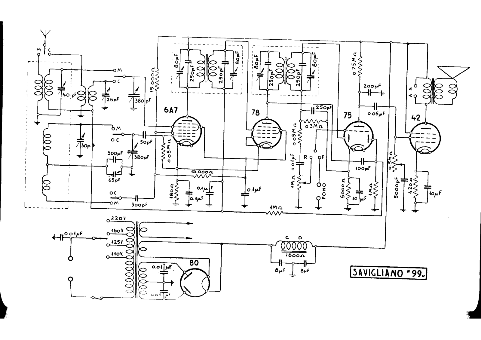 Savigliano 99 schematic