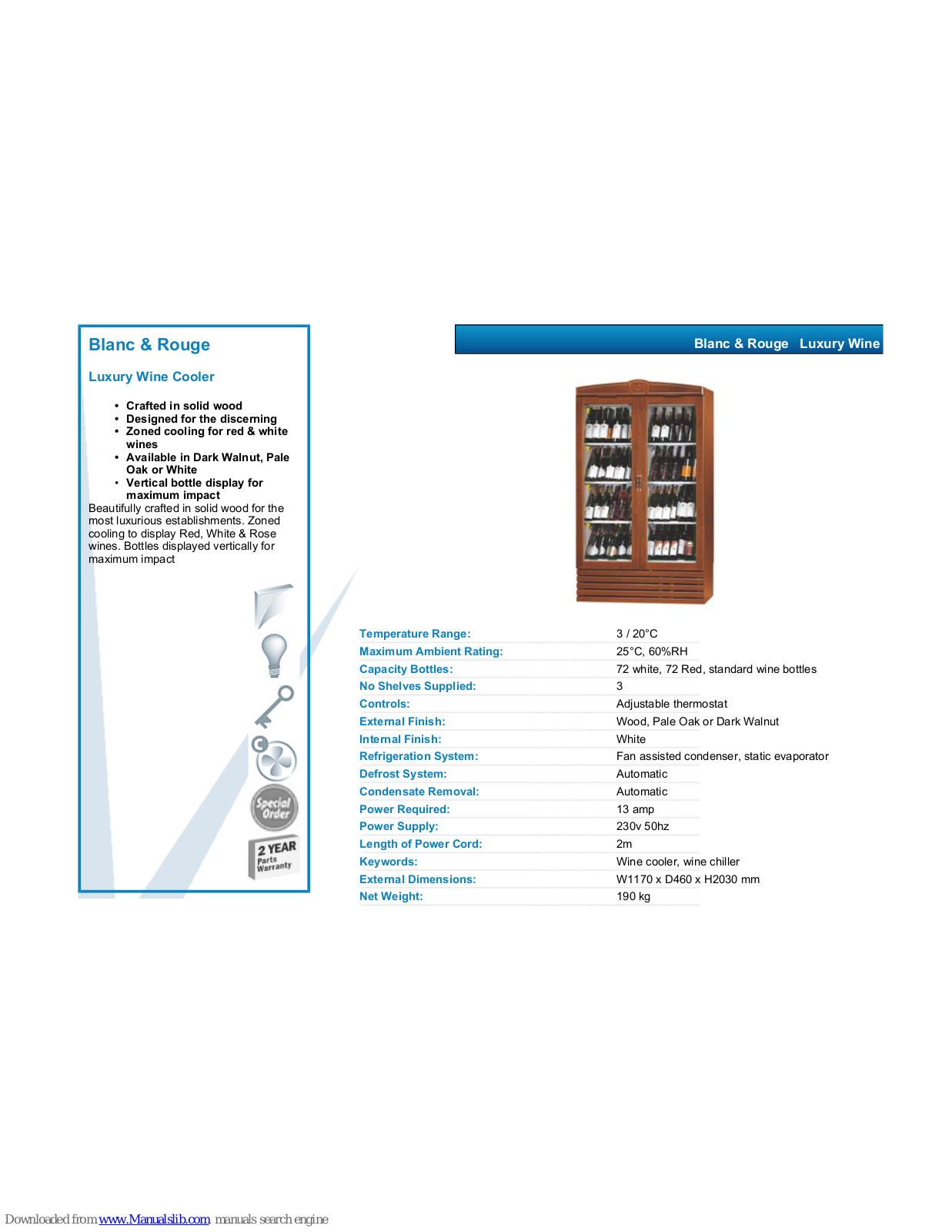 VALERA BLANC ET ROUGE, Blanc & Rouge Datasheet