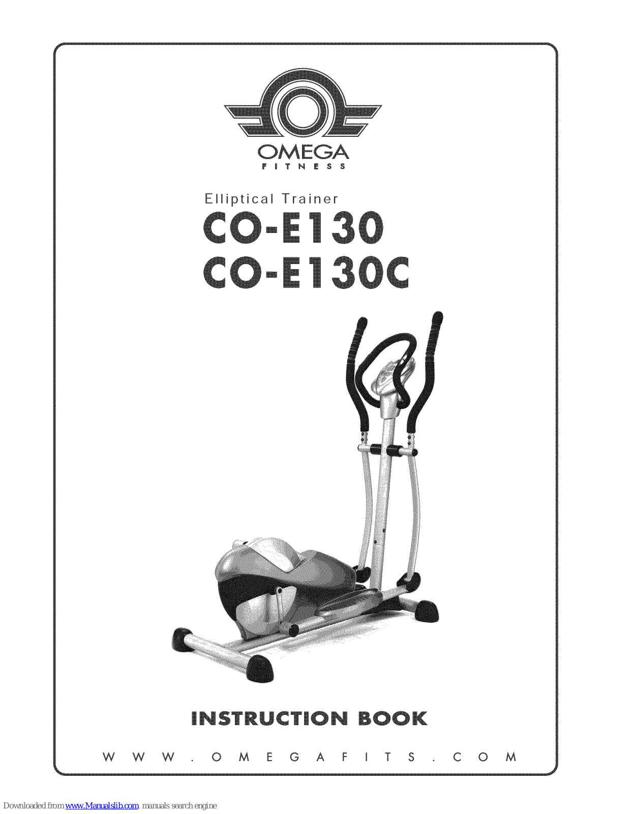 Omega CO-E130, CO-E130C Instruction Book - ManualMachine.com