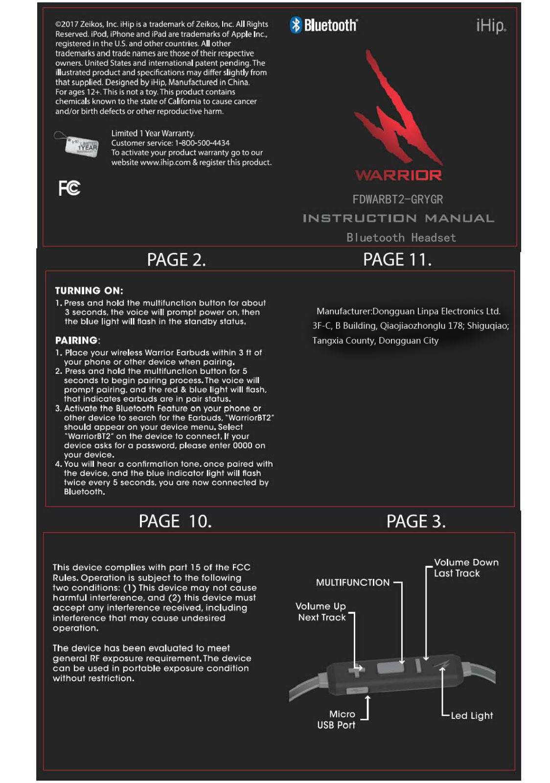 Linpa Technology LBS87 User Manual