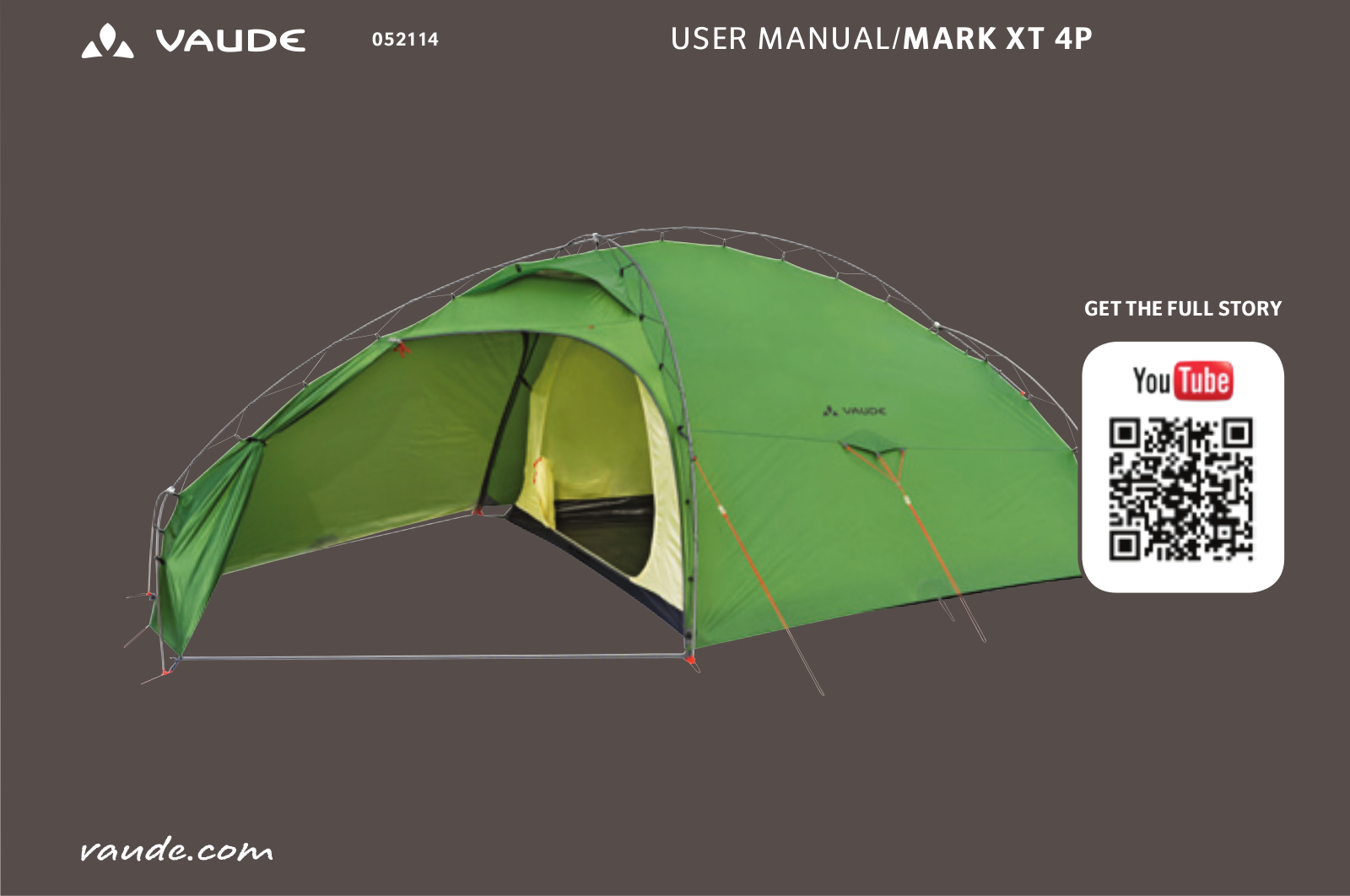 VAUDE Mark XT 4P User Manual