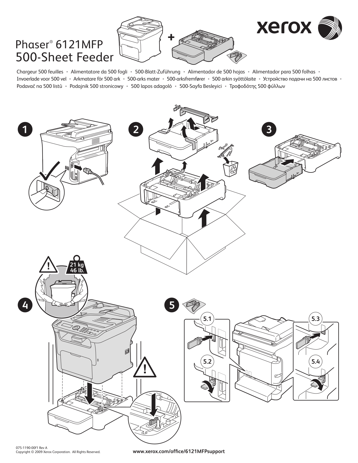 Xerox PHASER 6121MFP User Manual