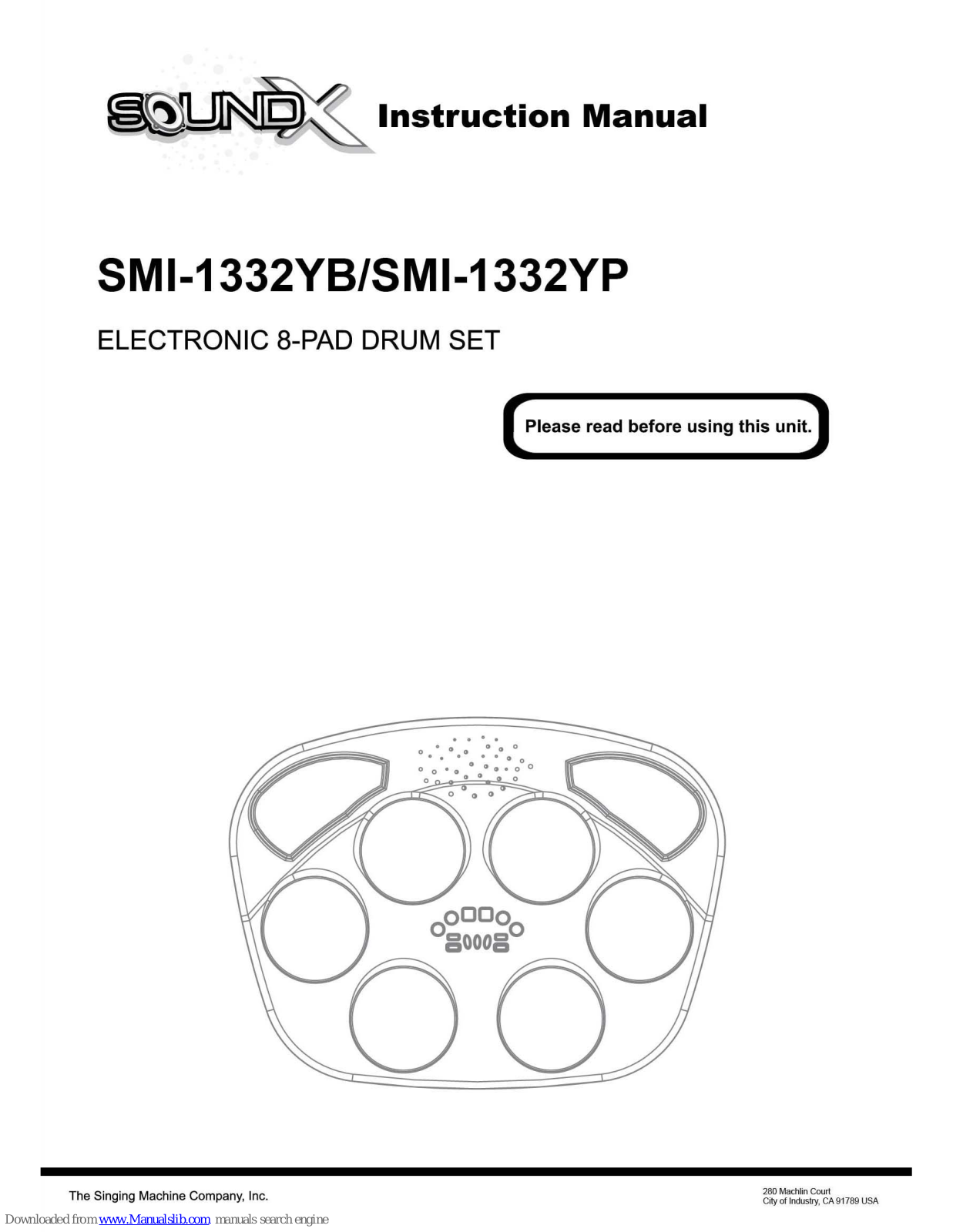 The Singing Machine SMI-1332YB, SMI-1332YP Instruction Manual