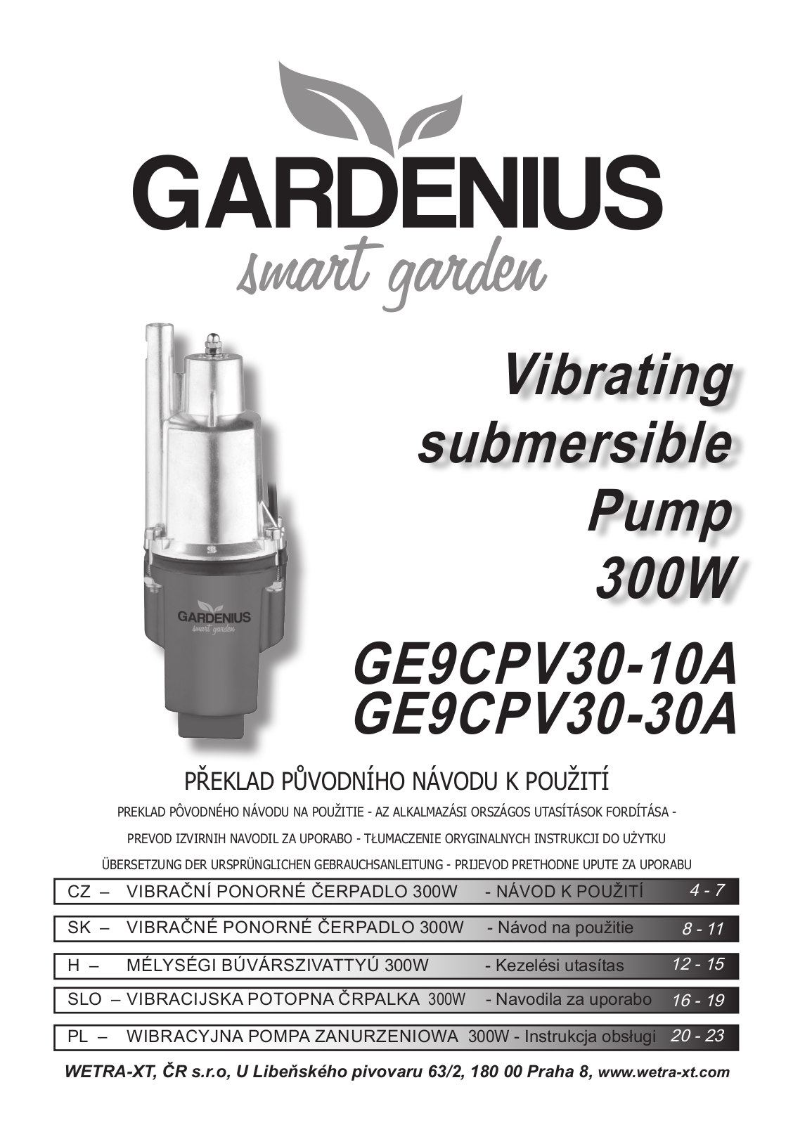 Gardenius GE9CPV30-30A User Manual