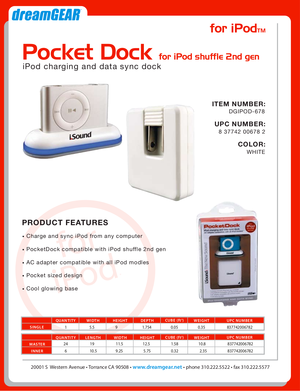 Isound POCKET DOCK User Manual