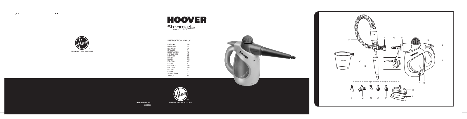 HOOVER SSNHB 1300 User Manual