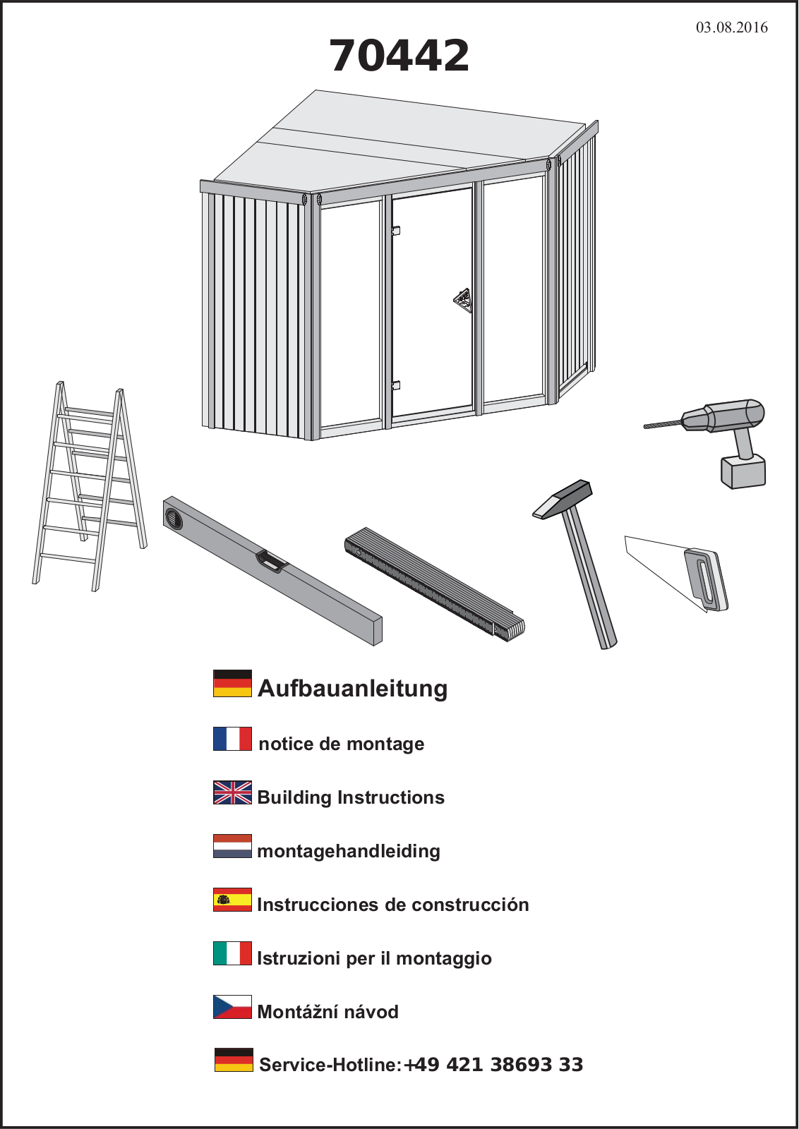 Karibu 70442 Assembly instructions