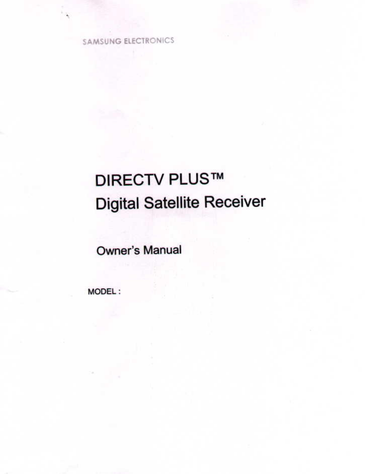 Humax SIR S50 User Manual