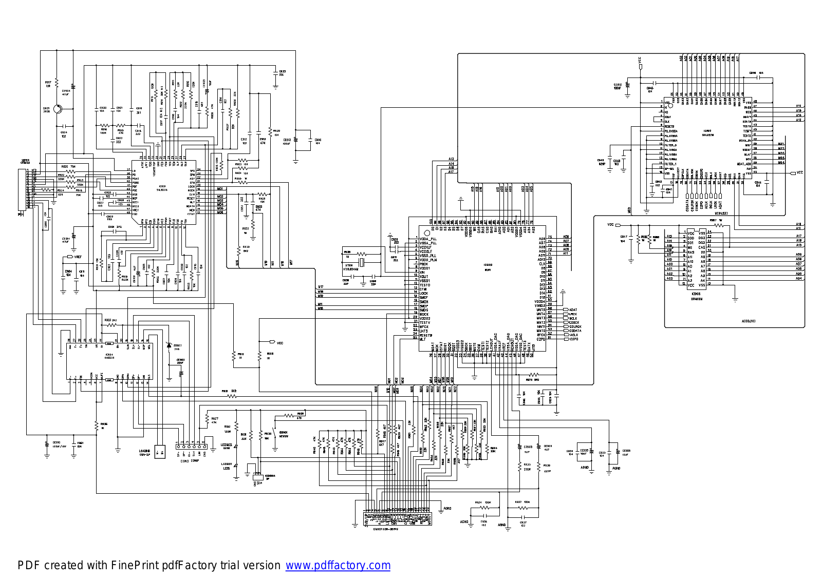 Prolodgy MCE-520 SB schematic diagram