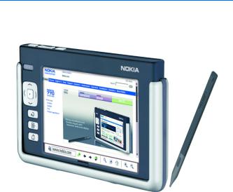 Nokia 770 INTERNET TABLET User Manual