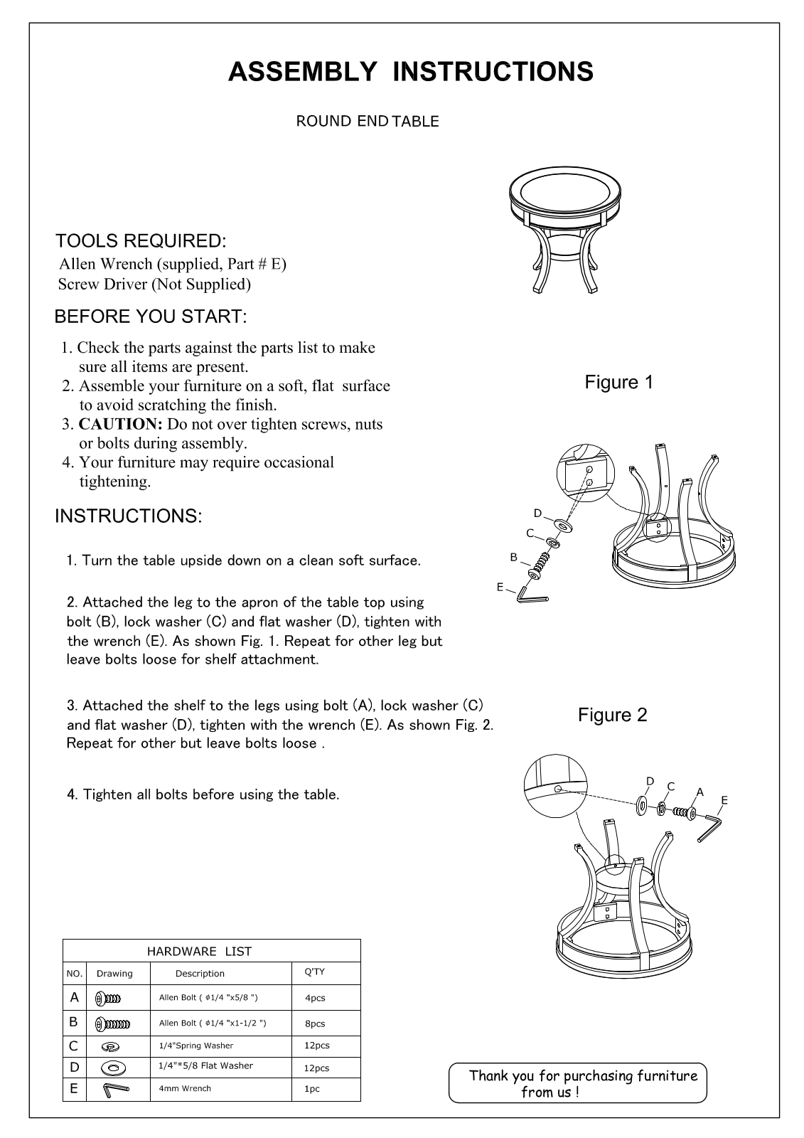 Foundstone W008049650 Assembly Instructions - ManualMachine.com
