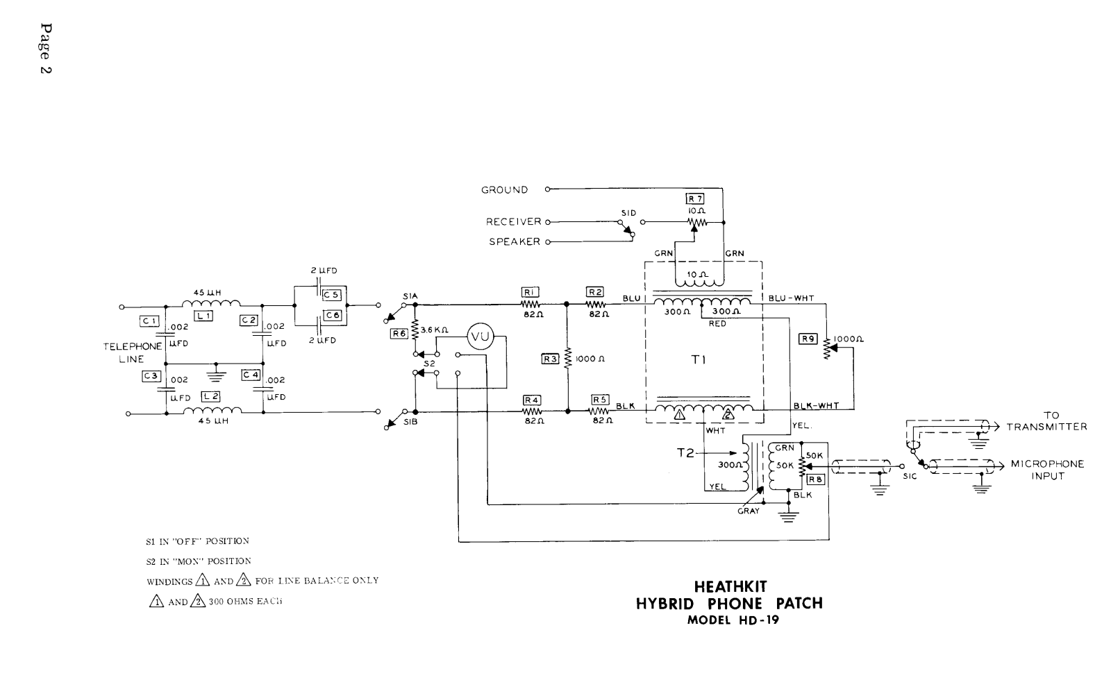 Heath Company HD-19 Schematic