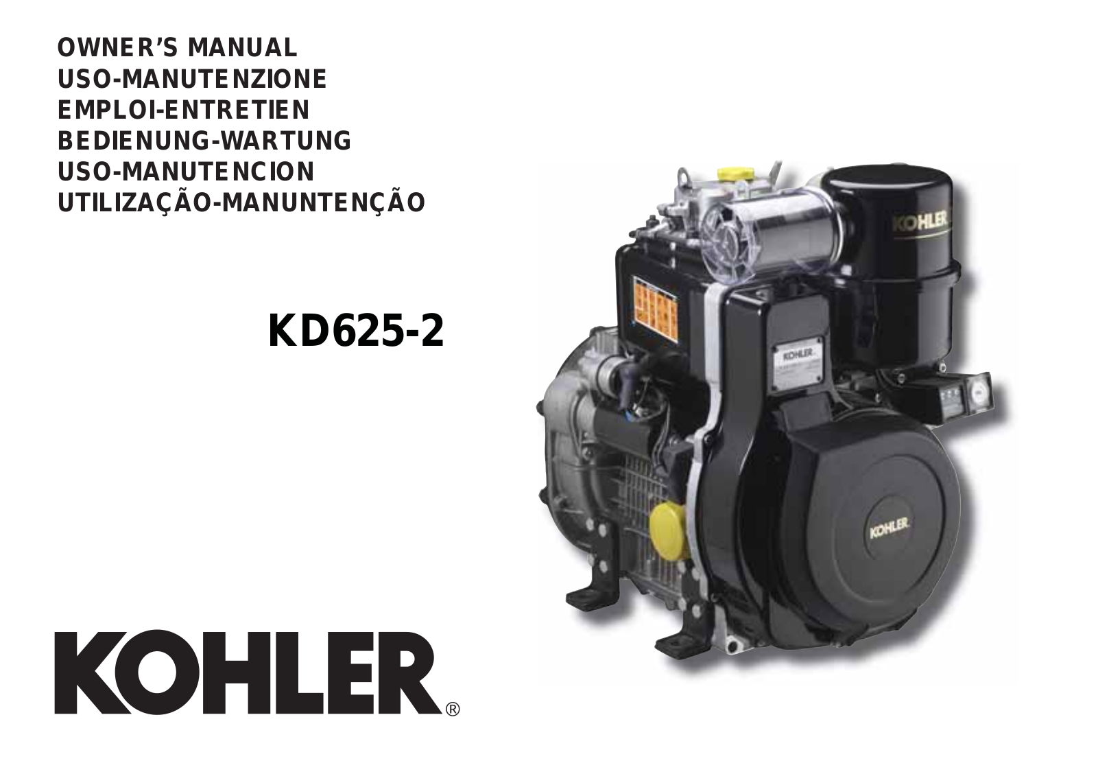 Kohler KD625-2 User Manual