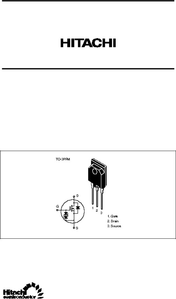 HITACHI 2SJ218 User Manual