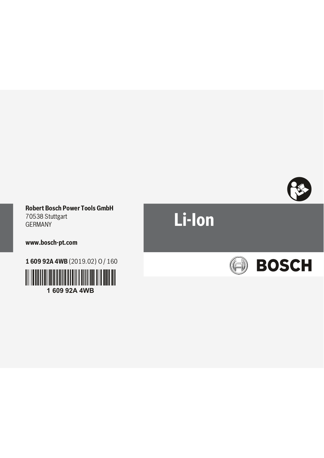 Bosch BBS611LAG Operating Instructions