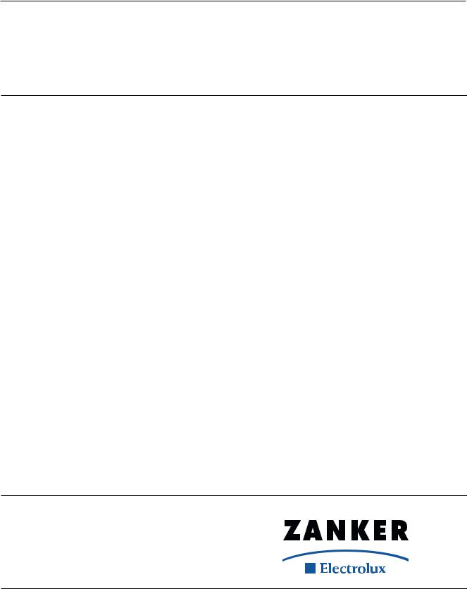 Zanker DD231 Manual