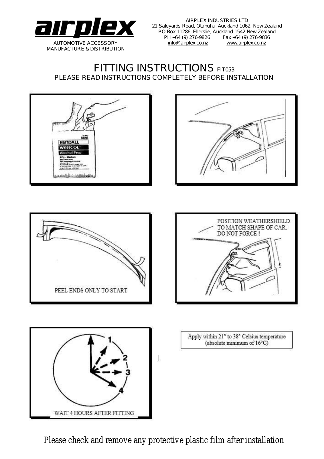 AIRPLEX FIT053 User guide - ManualMachine.com