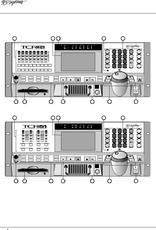 360 Systems TCR Multi-Track User Manual