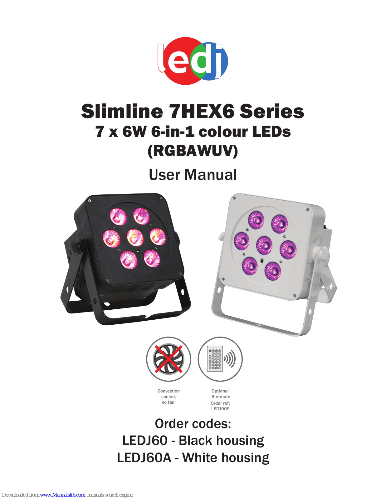 Ledj Slimline 7HEX6 Series User Manual