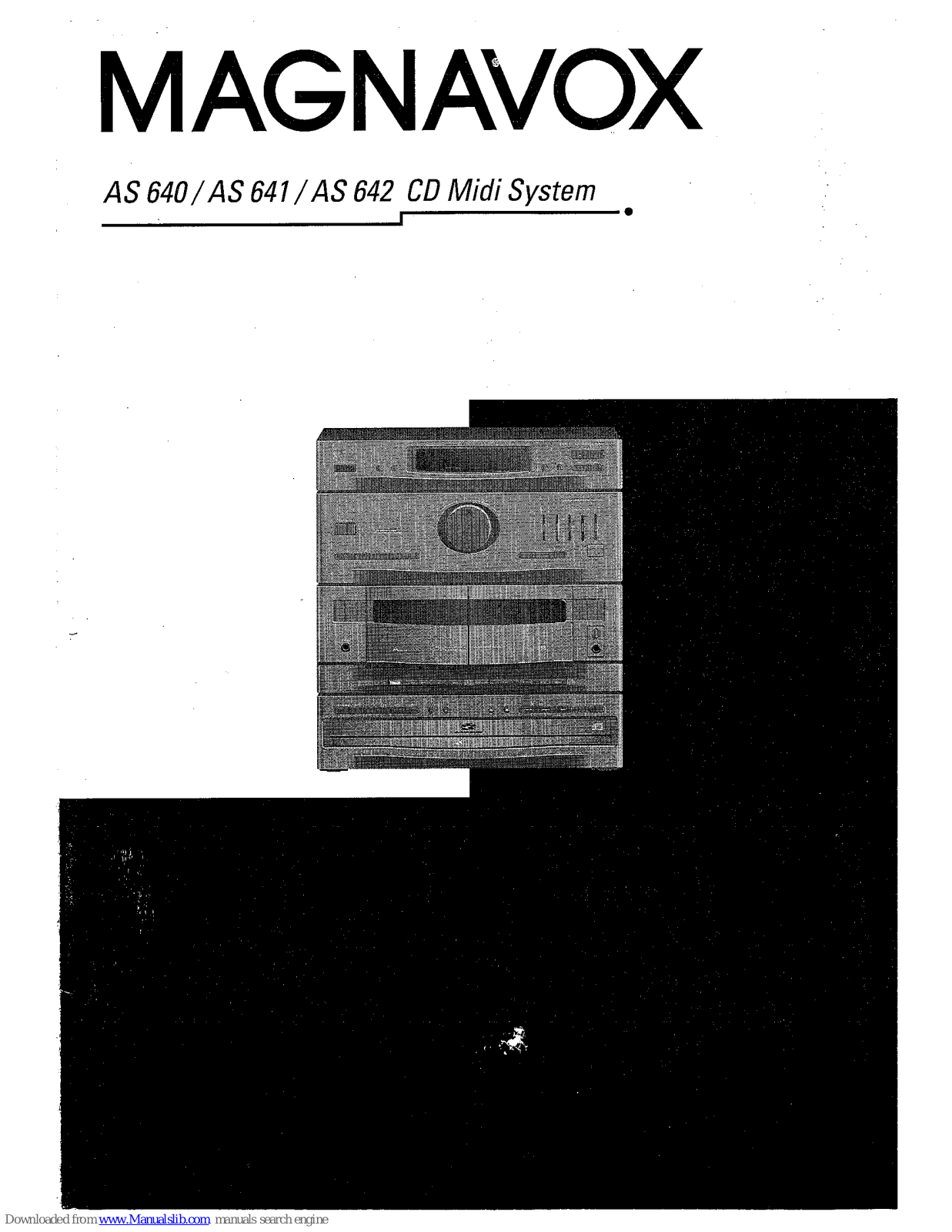 Magnavox AS 640/AS 641/AS 642, AS 640, AS 641, AS 642 Instructions Manual