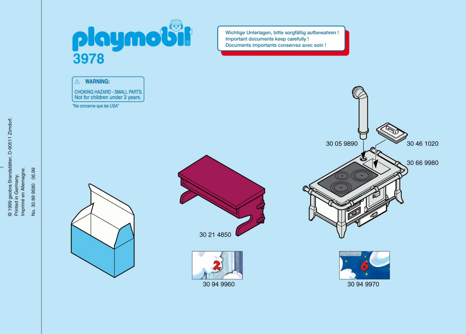 Playmobil 3978 Instructions