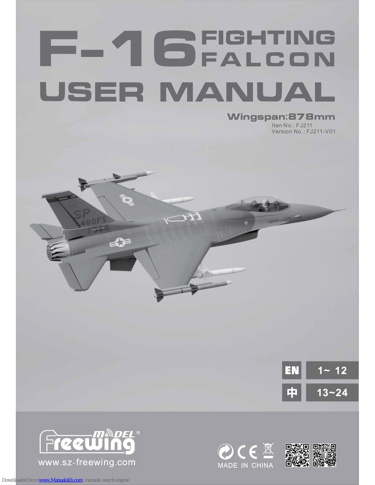 Freewing FJ211 User Manual