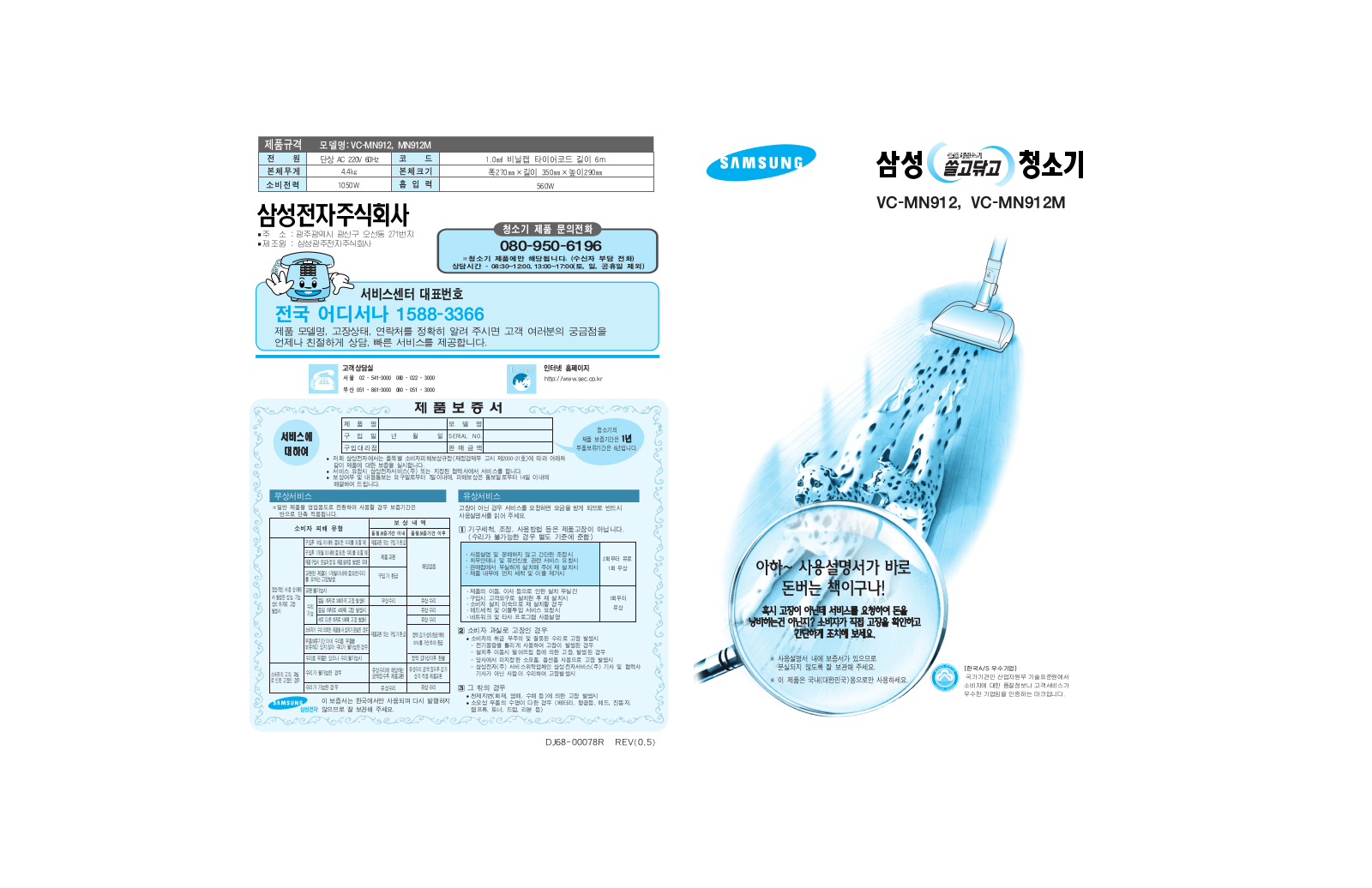 Samsung VC-MN912M, VC-MN912 User Manual