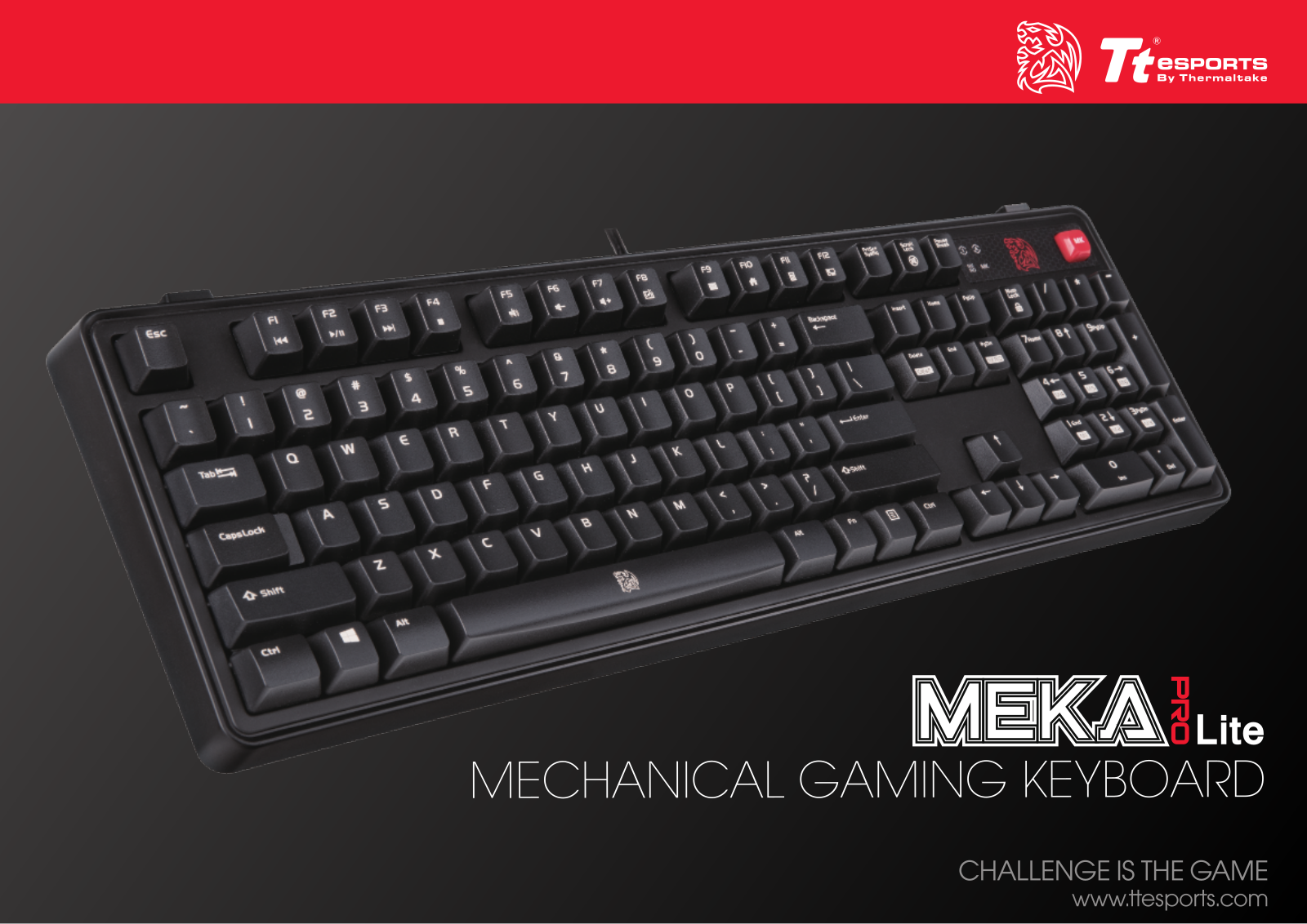 Tt eSPORTS Meka Pro Lite User Manual