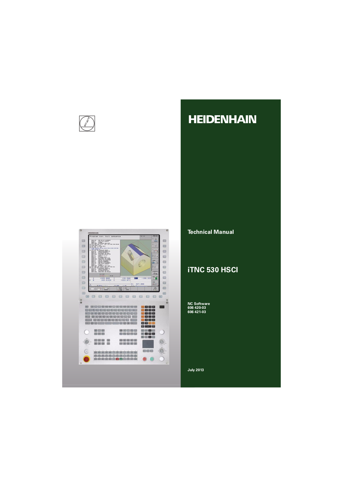 HEIDENHAIN iTNC 530 Technical Manual