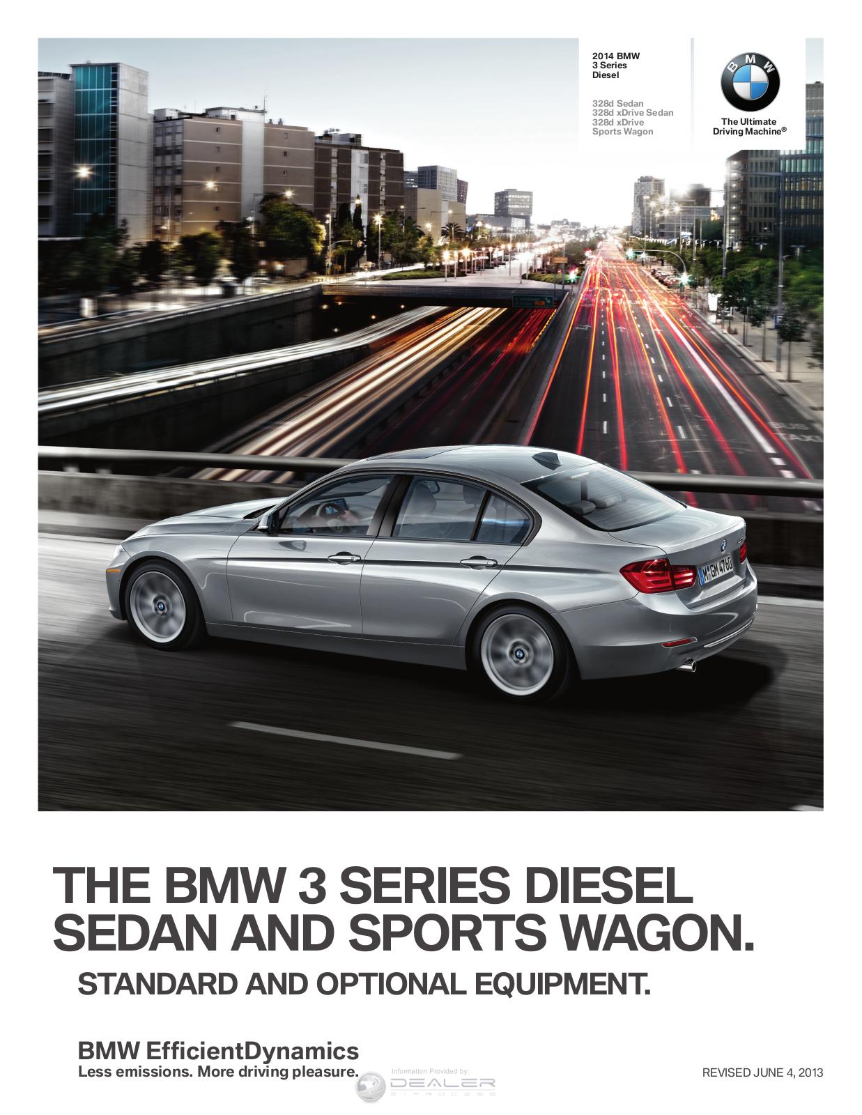 BMW Diesel 2014 Owner's Manual