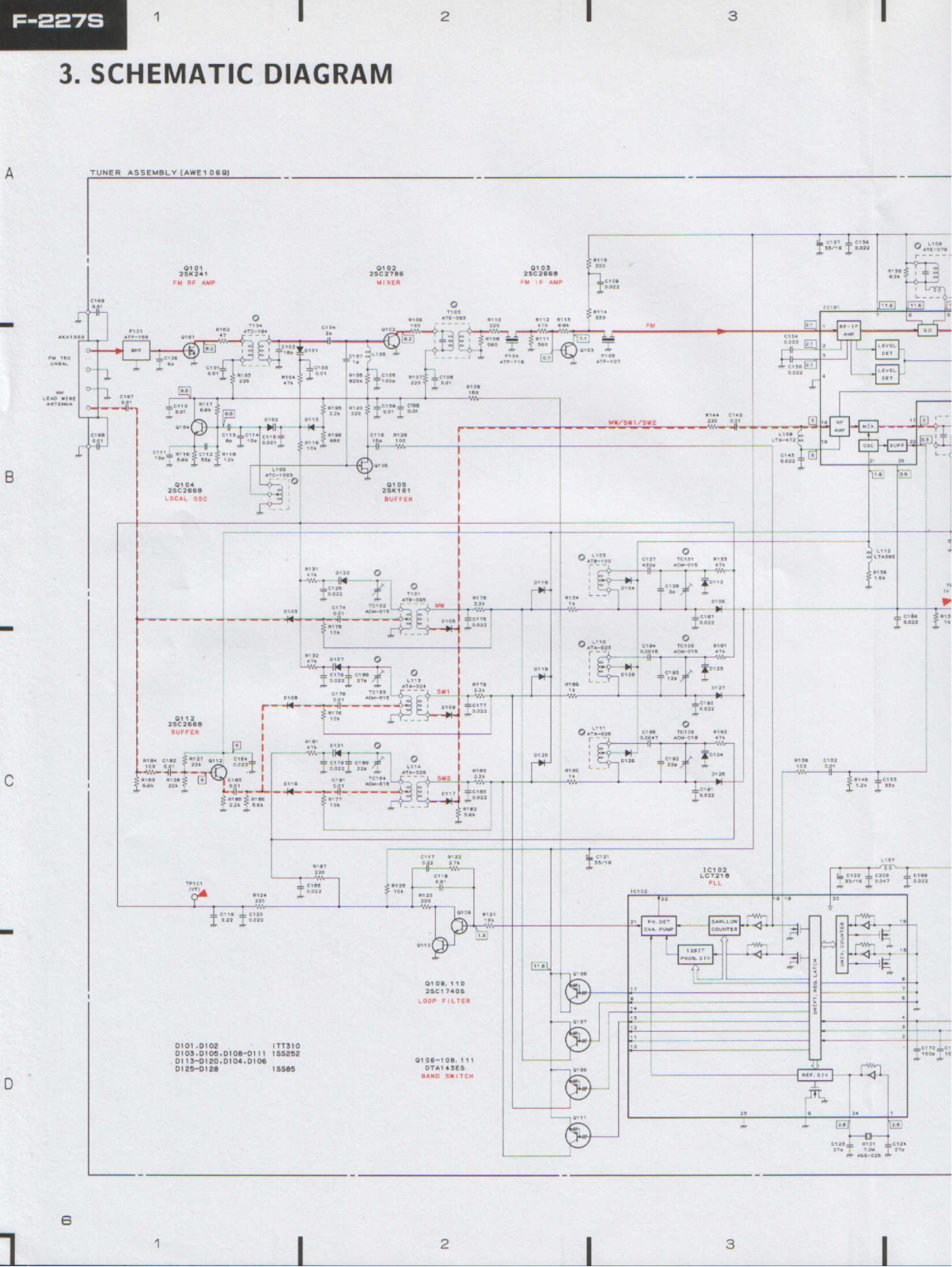 Pioneer F-227, F-227-S Service manual