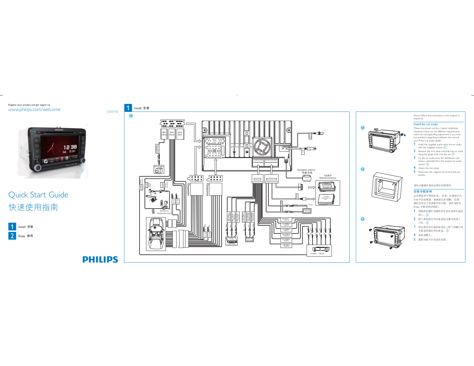 Philips CID3750 Quick Start Manual