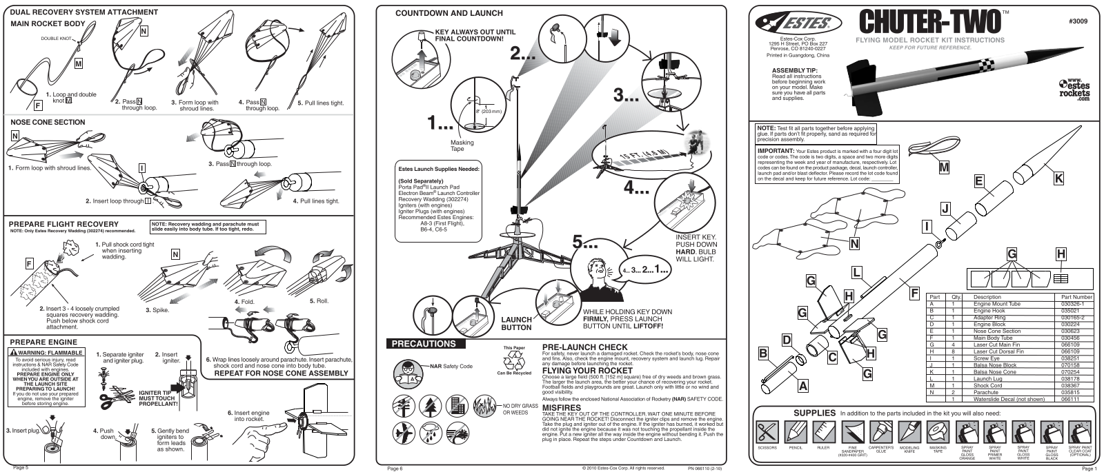 ESTES Chuter Two User Manual