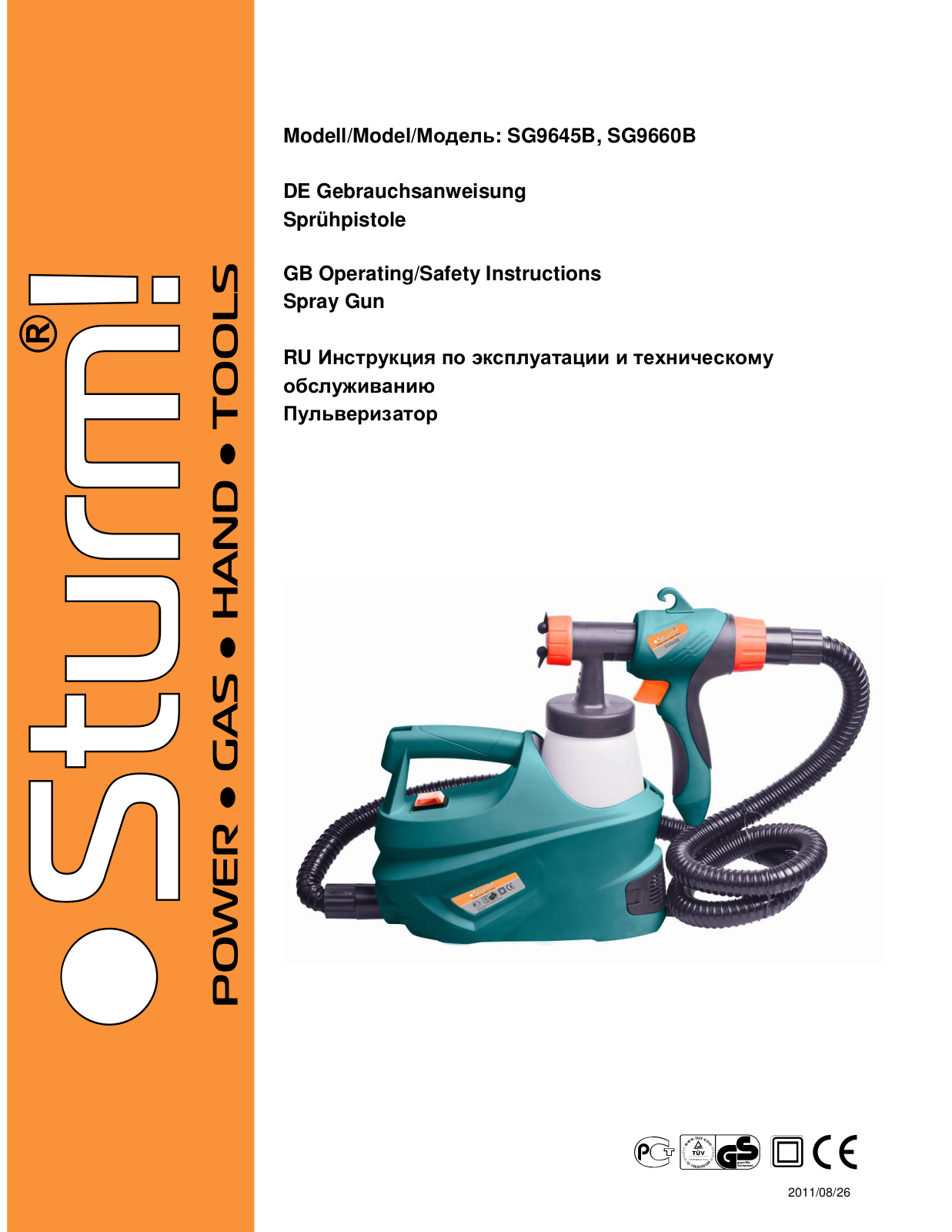 Sturm SG9645B User Manual