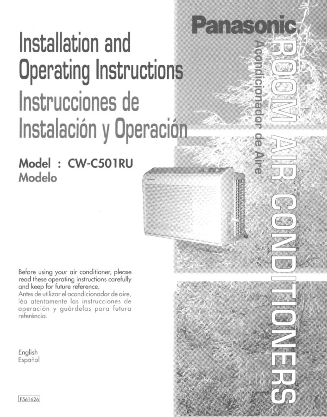 Panasonic CW-C501RU User Manual
