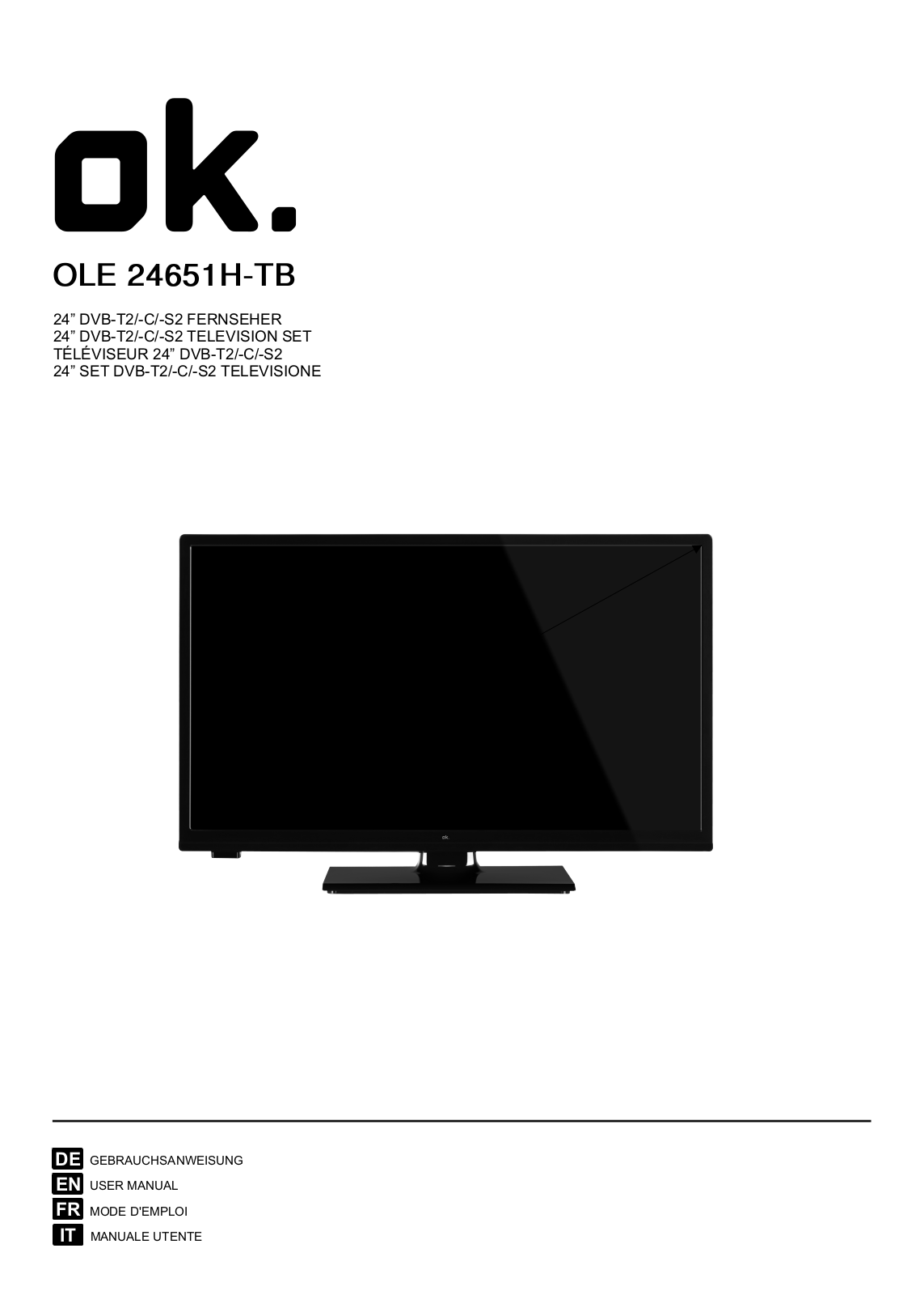 OK. OLE 24651H-TB User guide - ManualMachine.com