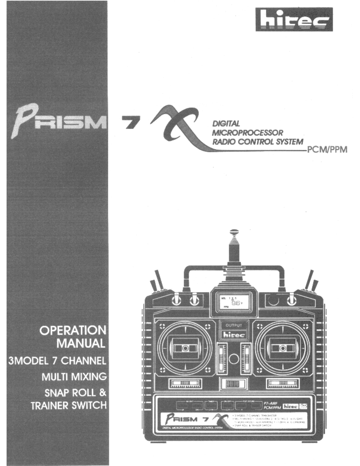 Hitec PRISM 7X User Manual