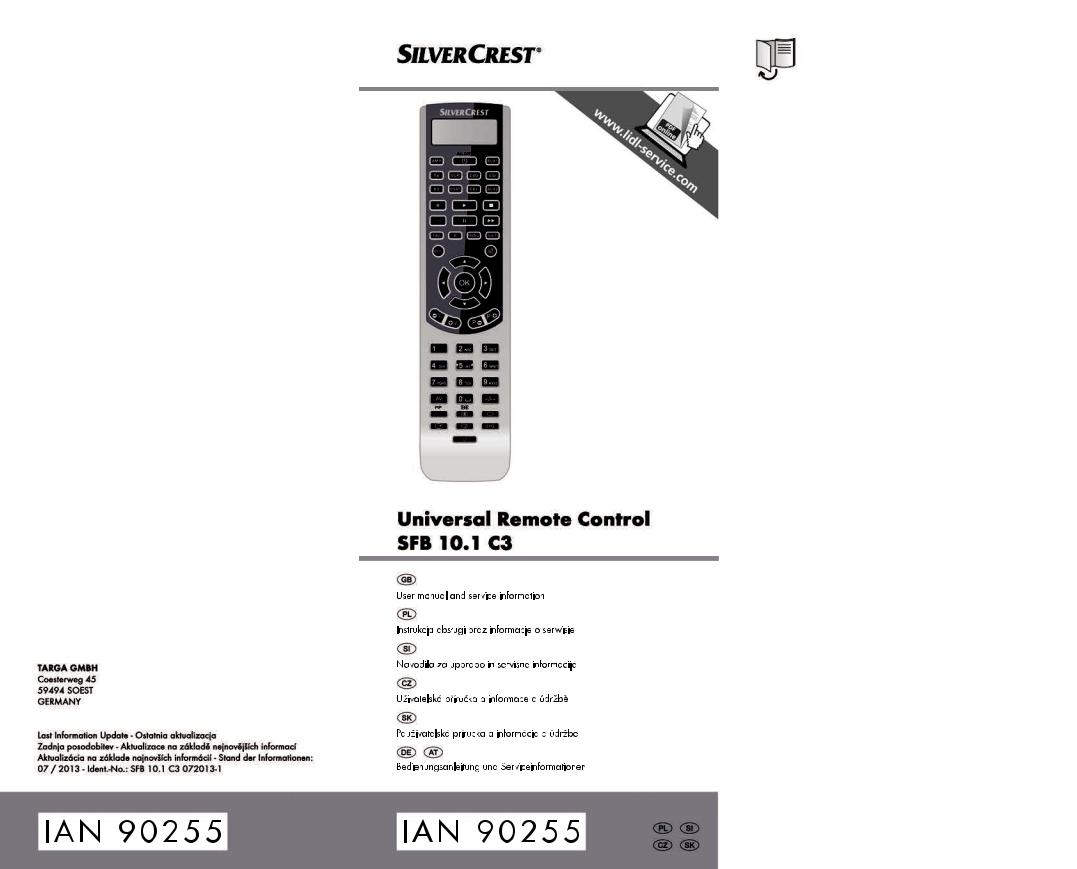 Silvercrest SFB 10.1 C3 User Manual