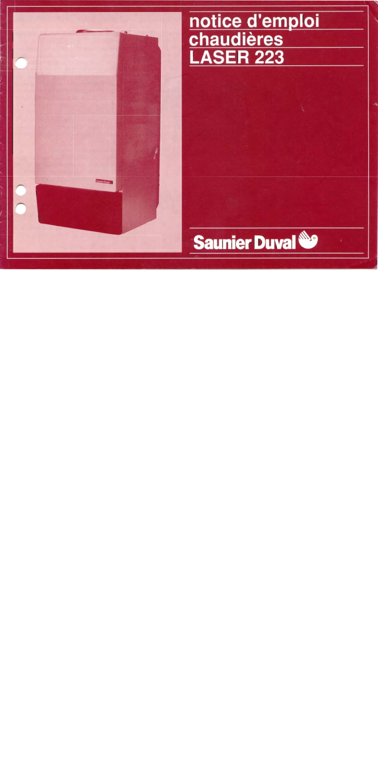 Saunier duval LASER 223 User Manual