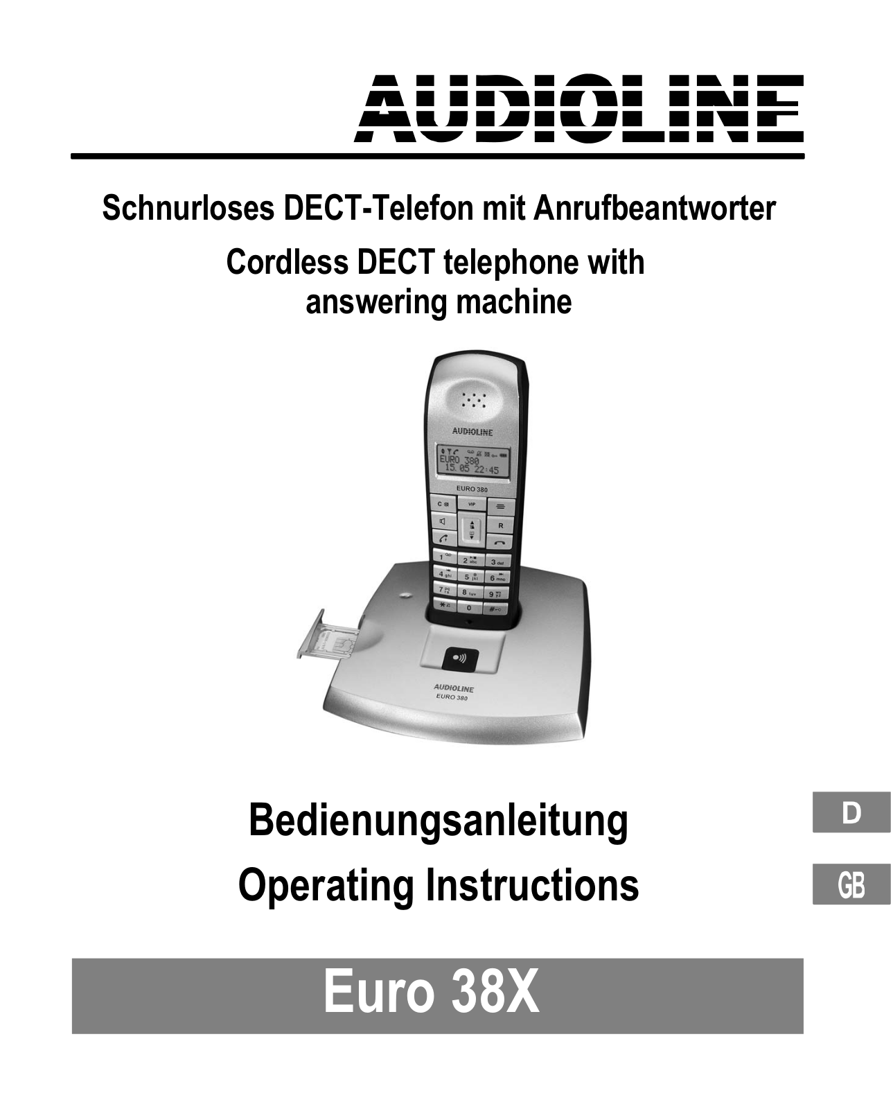 Audioline EURO 380 Users Manual