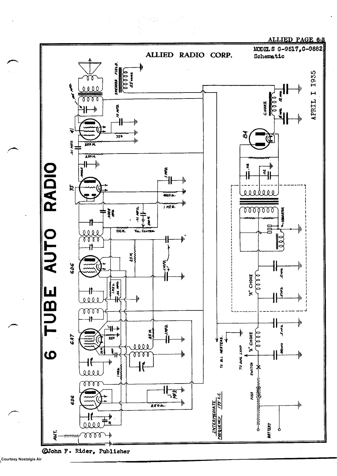 Allied Radio G9517, G9882 Schematic - ManualMachine.com