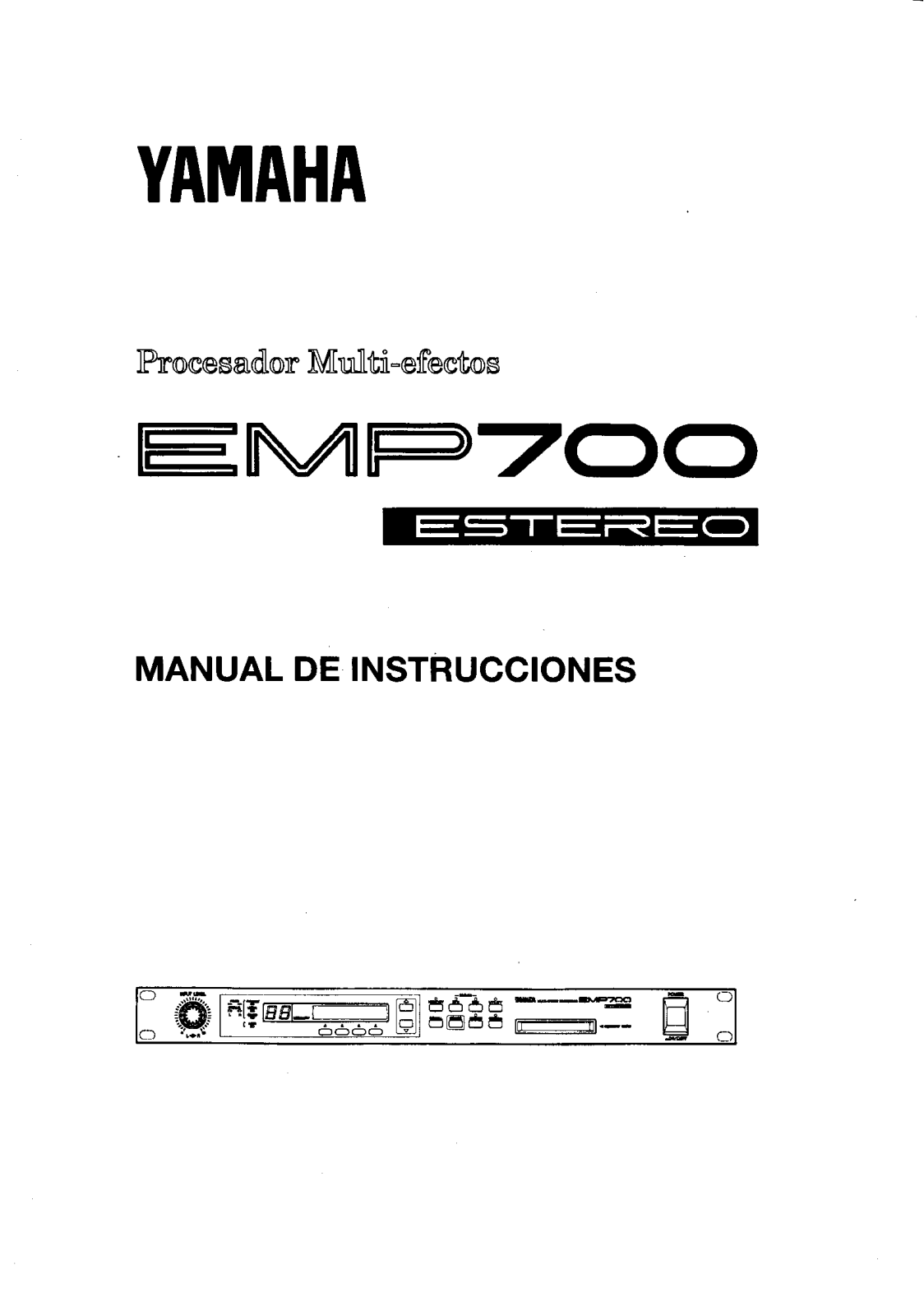 Yamaha EMP700 User Manual