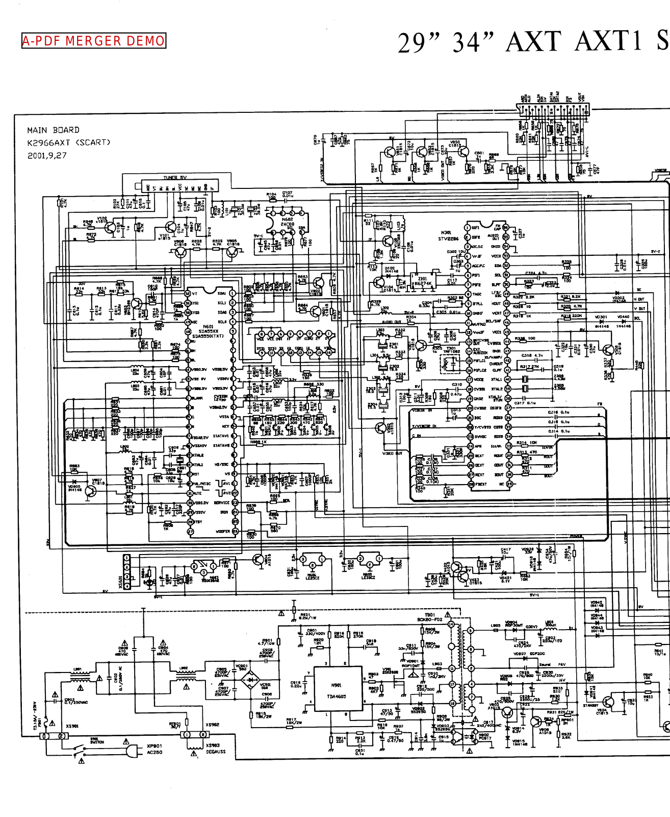 KONKA K2966XT Schematic