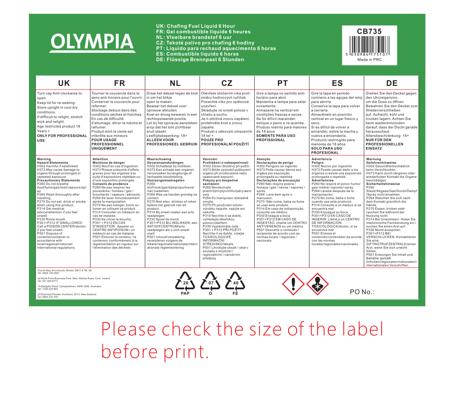 Olympia CB735 User Manual - ManualMachine.com