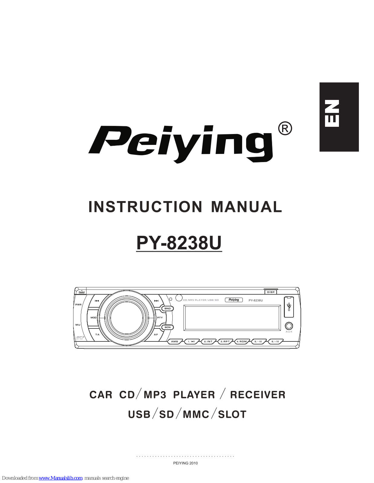 Peiying PY-8238U Instruction Manual