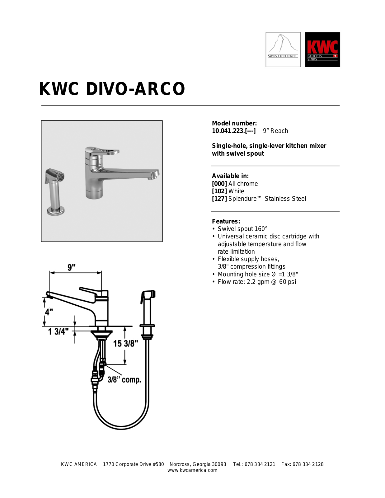 KWC 10.041.223 User Manual