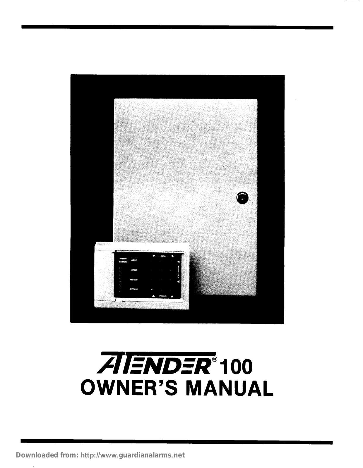 Aritech Attender 100 User Manual