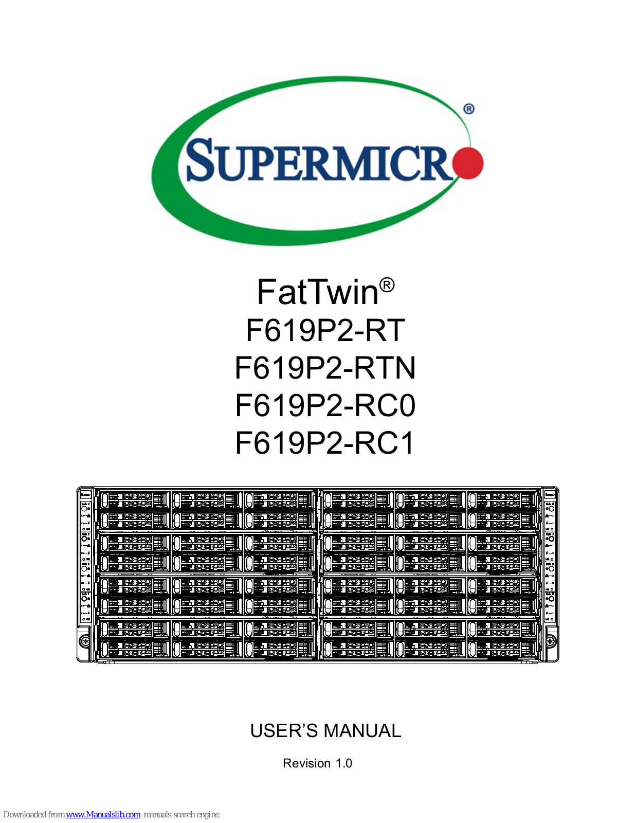 Supermicro FatTwin F619P2-RT, FatTwin F619P2-RC0, FatTwin F619P2-RC1, FatTwin F619P2-RTN User Manual